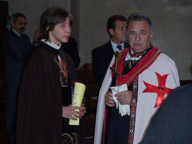 Cerimonia importante di Investitura nell'unica vera Chiesa Templare completa della antica Commenda originale, a Ormelle 2007