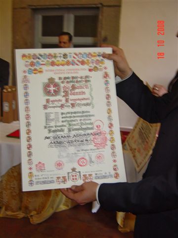 Cerimonia di Investitura Templare molto significativa nella Città dei Papi Viterbo 2007